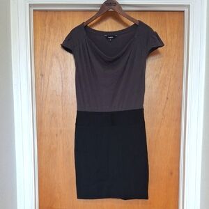 Express Gray Sheath Cocktail Dress